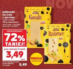Kaufland SERENADA Ser żółty w plastrach oferta