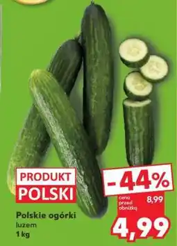 Kaufland Polskie ogórki, luzem 1 kg oferta