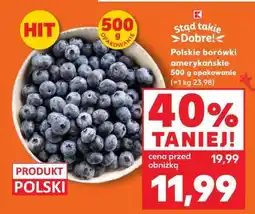 Kaufland Polskie borówki amerykańskie 500 g opakowanie oferta