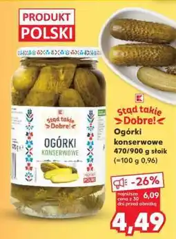 Kaufland Ogórki konserwowe oferta