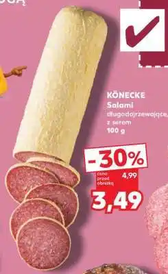 Kaufland KÖNECKE Salami długodojrzewające, z serem 100 g oferta