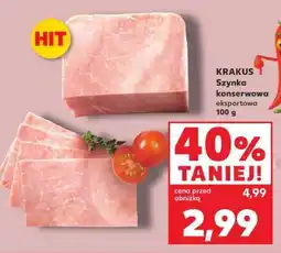Kaufland KRAKUS Szynka konserwowa eksportowa 100 g oferta