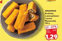 Kaufland SMAKMAK Krokiety z pieczarkami i serem Mozzarella 100 g oferta