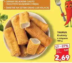 Kaufland TAURUS Krokiety z mięsem 100 g oferta
