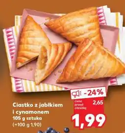 Kaufland Ciastko z jabłkiem i cynamonem 105 g sztuka oferta