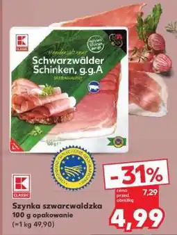 Kaufland Szynka szwarcwaldzka 100 g opakowanie oferta