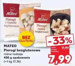 Kaufland MATEO Pierogi bezglutenowe oferta