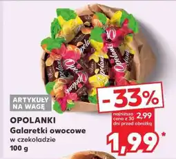 Kaufland OPOLANKI Galaretki owocowe w czekoladzie 100 g oferta