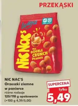 Kaufland NIC NAC'S Orzeszki ziemne w panierce oferta