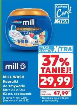 Kaufland MILL WASH Kapsułki do zmywarki Ultra All in One 52 szt. opakowanie oferta