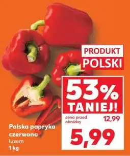 Kaufland Polska papryka czerwona luzem 1 kg oferta