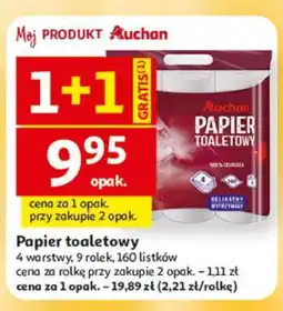 Auchan Papier toaletowy oferta