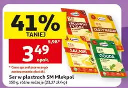 Auchan Ser w plastrach SM Mlekpol oferta