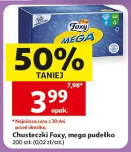 Auchan Chusteczki Foxy, mega pudełko oferta