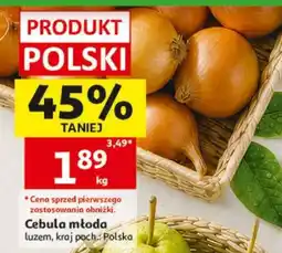 Auchan Cebula młoda oferta