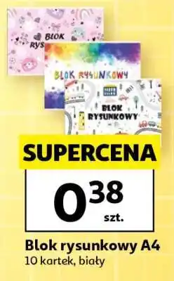 Auchan Blok rysunkowy A4 oferta