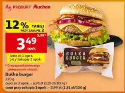 Auchan Bułka burger oferta