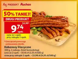 Auchan Kabanosy Klasyczne oferta