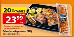 Auchan Żeberka wieprzowe BBQ oferta