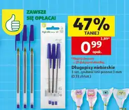 Auchan Długopisy niebieskie oferta