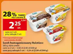 Auchan Serek homogenizowany Rolmlecz oferta