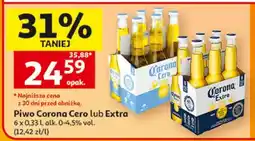 Auchan Piwo Corona Cero lub Extra oferta