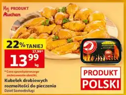 Auchan Kubek drobiowych rozmaitości do pieczenia oferta