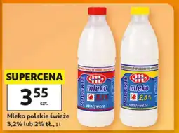 Auchan Mleko Polskie świeże oferta