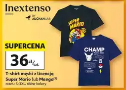 Auchan T-shirt męski z licencją oferta
