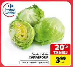 Carrefour Sałata lodowa oferta