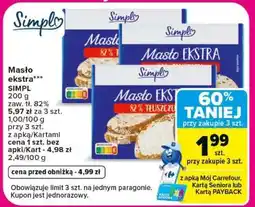 Carrefour Masło Ekstra oferta