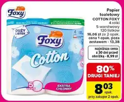 Carrefour Papier toaletowy Cotton Foxy oferta