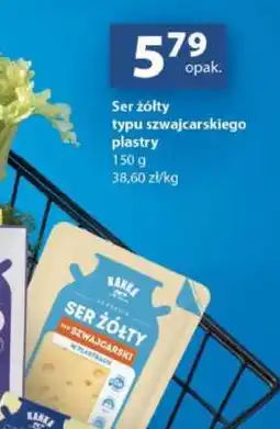 Delikatesy Centrum Ser żółty typu szwajcarskiego plastry oferta