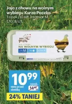 Delikatesy Centrum Jaja z chowu na wolnym wybiegu Kurza Paczka oferta