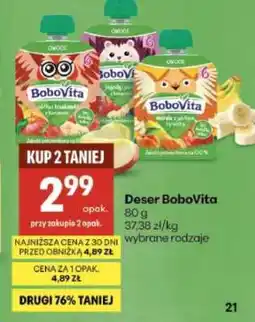 Delikatesy Centrum Deser BoboVita oferta