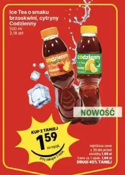 Delikatesy Centrum Ice Tea o smaku brzoskwini, cytryny Codzienny oferta