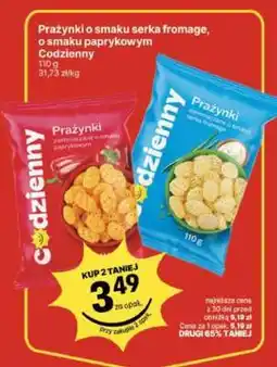 Delikatesy Centrum Prażynki o smaku serka fromage, o smaku paprykowym Codzienny oferta