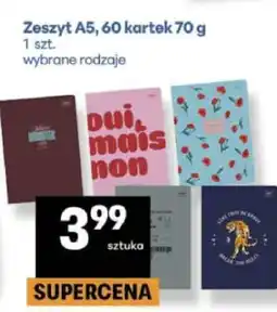 Delikatesy Centrum Zeszyt A5, 60 kartek 70 g oferta