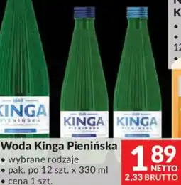 Makro Woda Kinga Pienińska oferta
