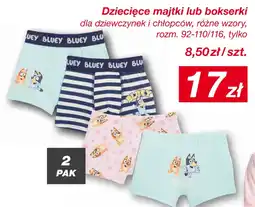 KiK Dziecięce majtki lub bokserki BLUEY oferta