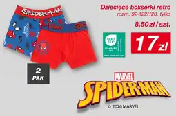 KiK Dziecięce bokserki retro Spider-Man oferta