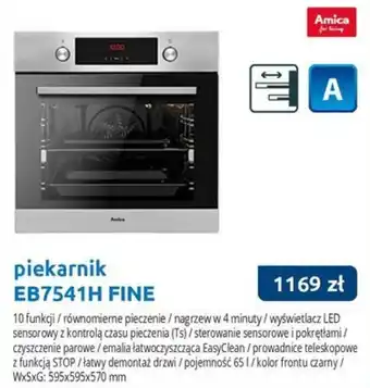 Piekarnik EB7541H FINE