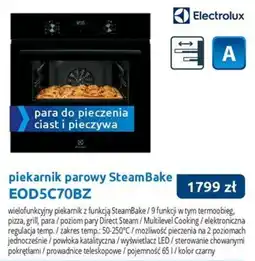 Tres piekarnik parowy SteamBake Electrolux oferta