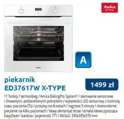 Tres piekarnik ED37617W X-TYPE Amica oferta