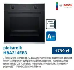 Tres Piekarnik Bosch HBA214EB3 oferta