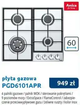 Tres Płyta gazowa Amica PGD6101APR oferta