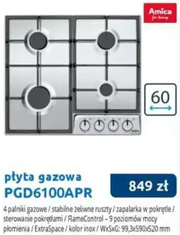 Tres Płyta gazowa Amica PGD6100APR oferta