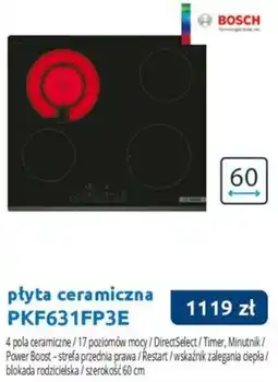 Tres Płyta ceramiczna PKF631FP3E oferta