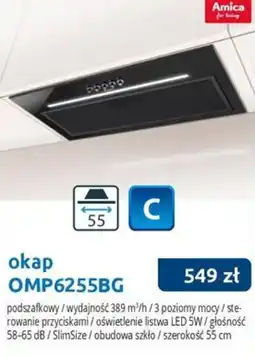 Tres Amica okap OMP6255BG oferta