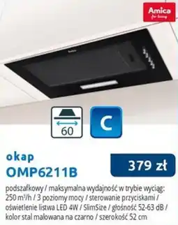 Tres Amica okap OMP6211B oferta
